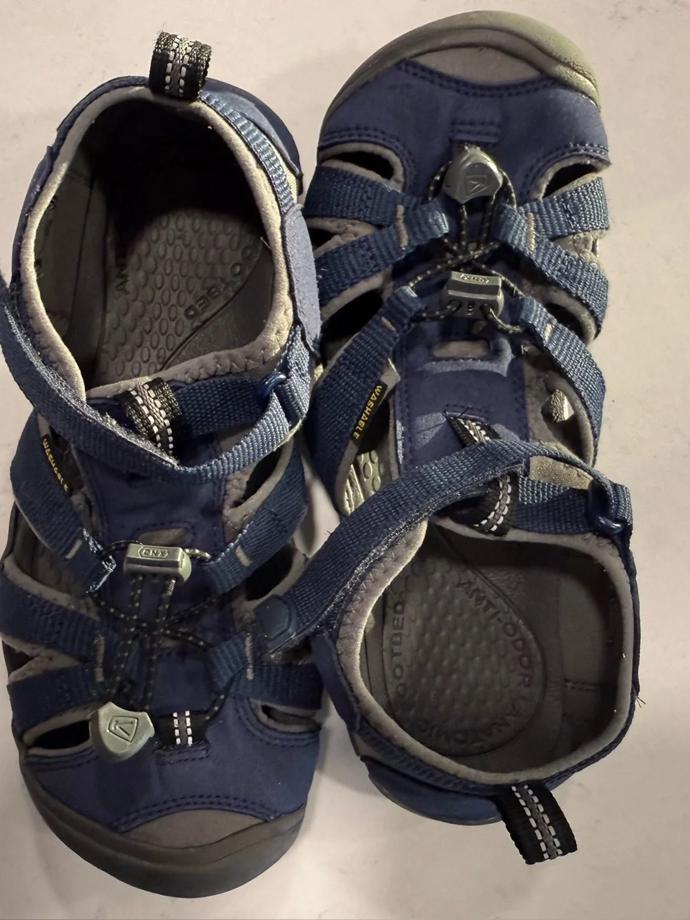 Kids Navy Blue Keen Sandals